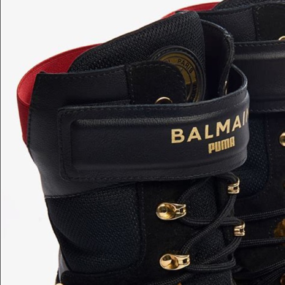 Balmain Deva Boxing Combat Sneaker Boots - Picture 3 of 14